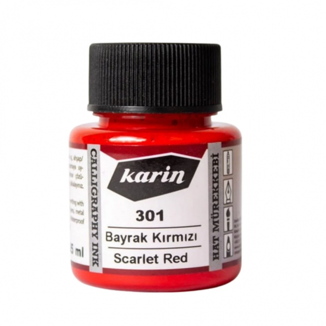 Karin Hat Mürekkebi Bayrak Kırmızı 45 ml No:17