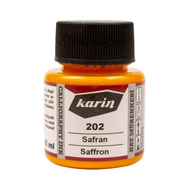 Karin Hat Mürekkebi Safran 45 ml No:19