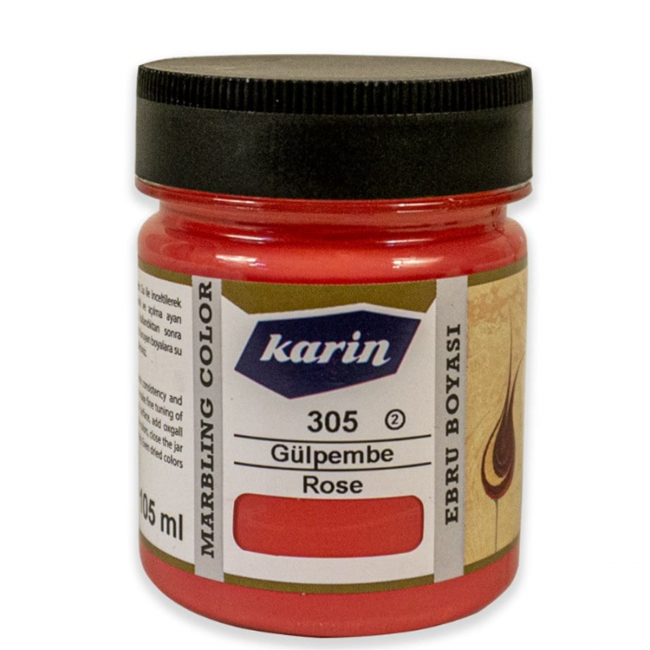 Ebru Boyası 305 Gül Pembe 105 ml